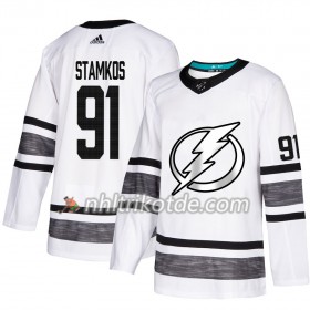 Tampa Bay Lightning Trikot Steven Stamkos 91 2019 All-Star Adidas Weiß Authentic - Herren